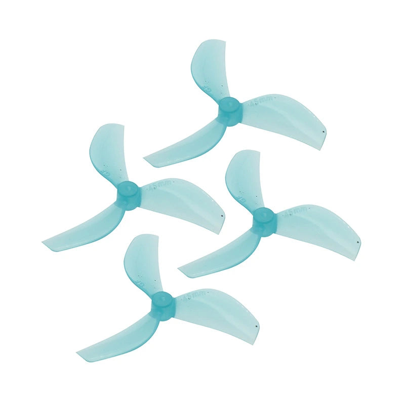 Gemfan 45mm-3 PC Durable 1.5mm - Clear Blue - (4CCW+4CW)
