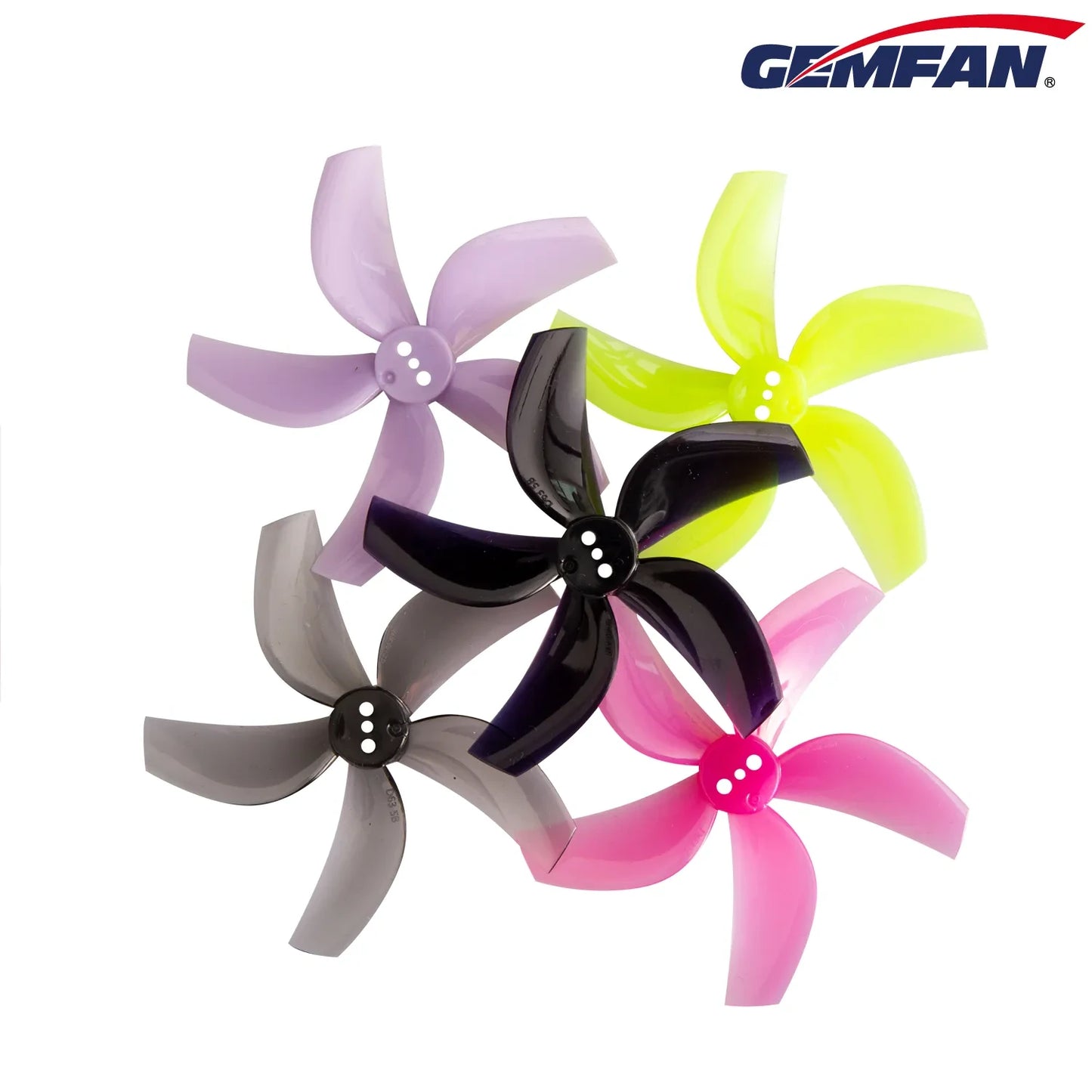 Propellers Gemfan Ducted D63-5 (2.5Inch) PC T-mount 1.5mm - Black - (4CCW+4CW)