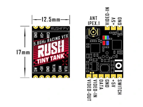 VTX RUSH TANK TINY 5.8G 350mW