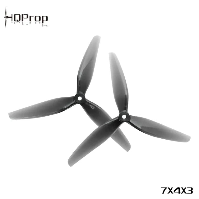 HQProp 7X4X3 3-blade 7" Light Grey (2CW+2CCW)