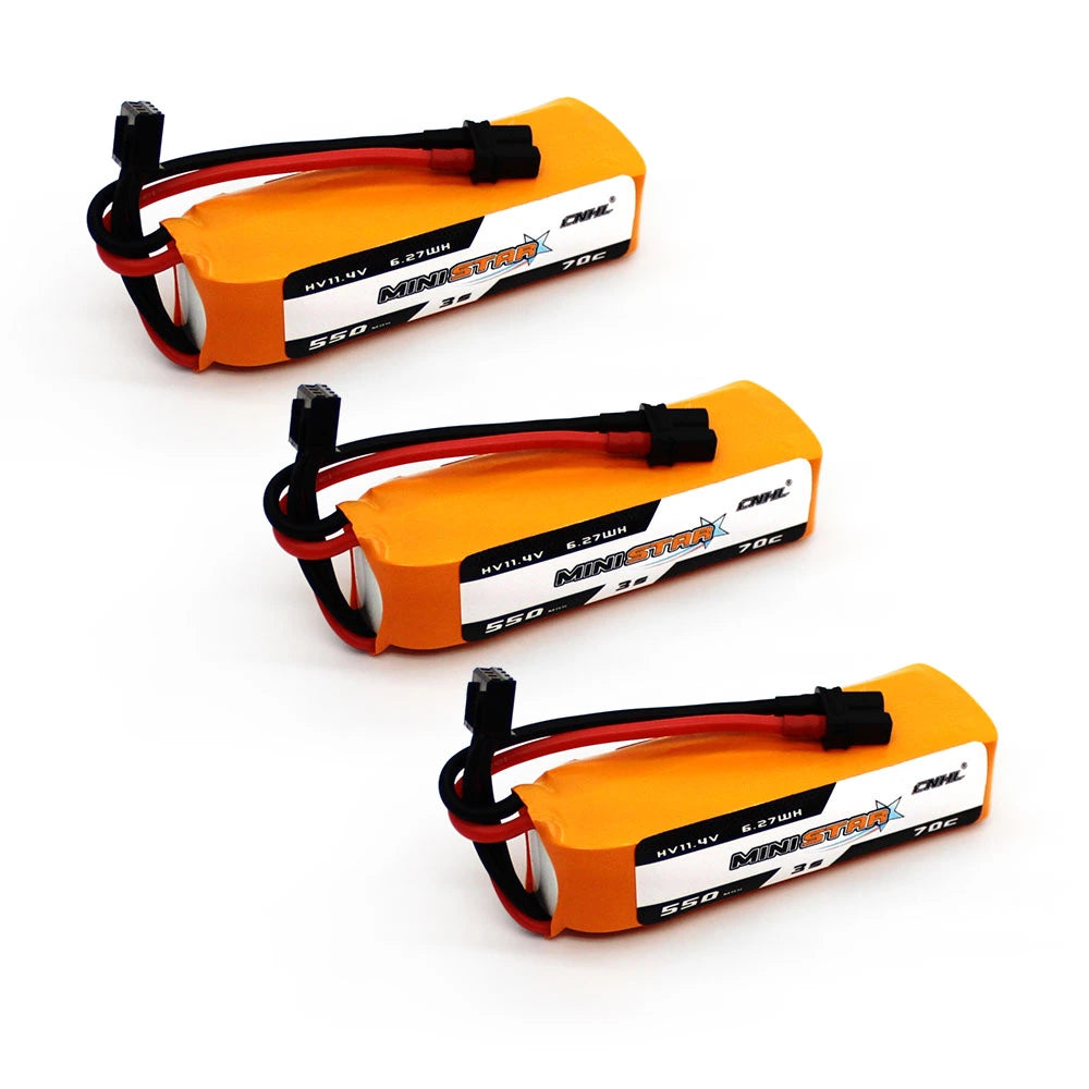 CNHL MiniStar HV Lipo 3s 11.4v 550mAh 70c XT30U
