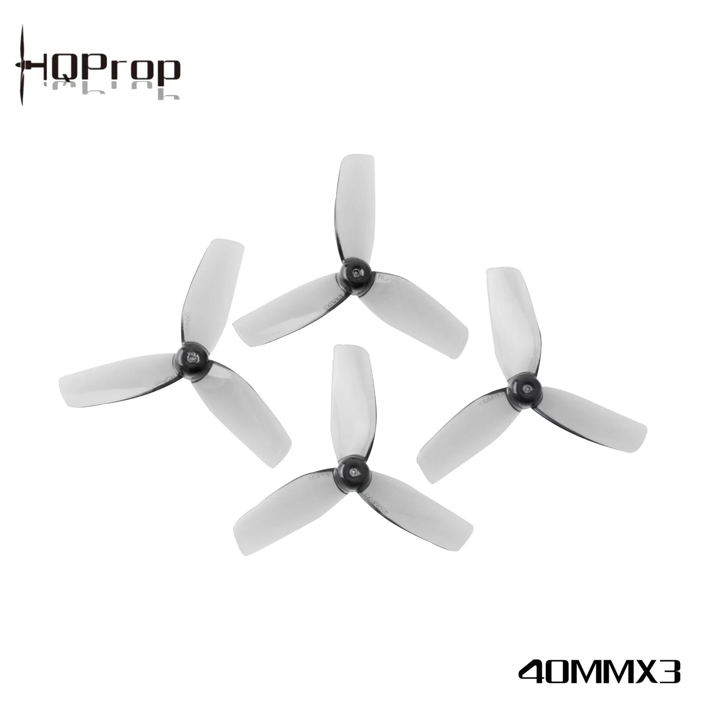 HQProp Micro Whoop 40MMX3 3-blade 1.5mm Grey (2CCW+2CW)