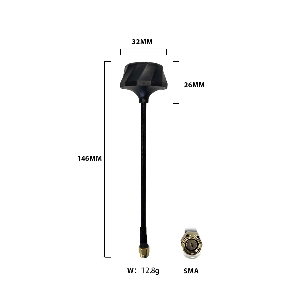 Maple Wireless 4.85-6.3G 2dBi Omnidirectional LHCP SMA-MALE