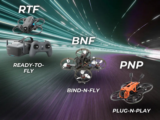 RTF, BNF, PNP Drones - What's the difference?