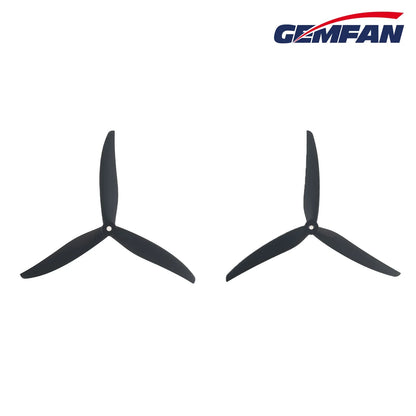 Gemfan 9045-3 Glass Fiber Nylon - Black - (1CCW+1CW)