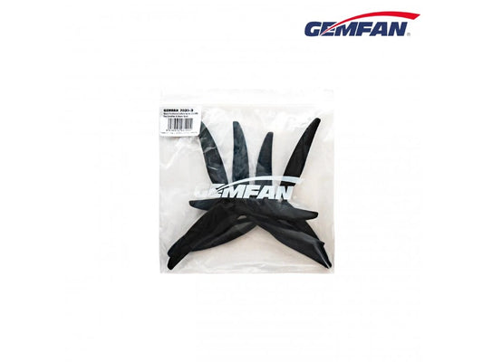 Gemfan 7035-3 Reinforced Carbon Nylon - Black - (2CCW+2CW)