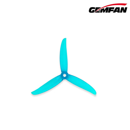 Gemfan Vannystyle 5136-3 PC Durable - Translucent Blue - (2CCW+2CW)