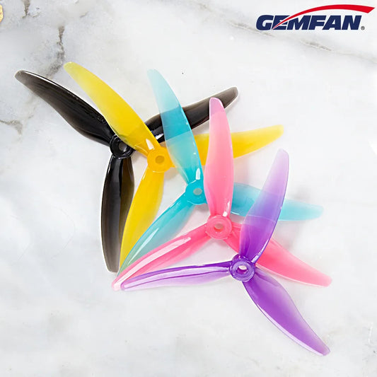 Gemfan Hurricane 51477-3 PC Durable - Clear Black - (2CCW+2CW)
