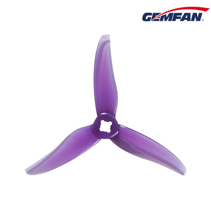 Gemfan Hurricane 3520-3 PC Durable 1.5mm&M5 (Adapter) - Purple - (2CCW+2CW)