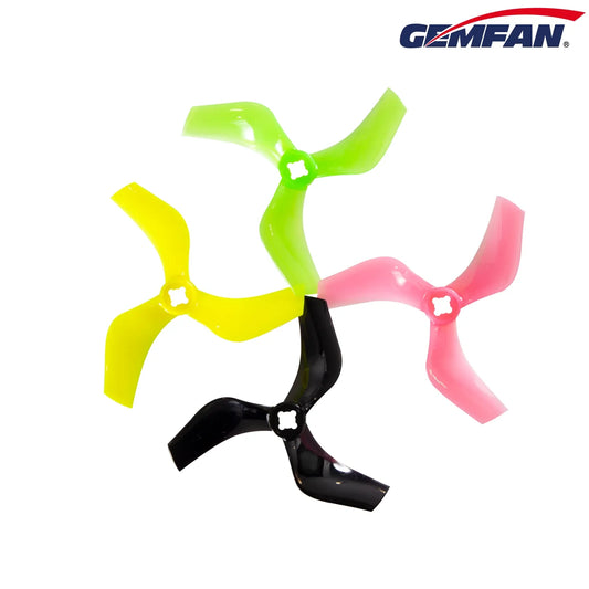 Propellers Gemfan Ducted D75-3 (3Inch) PC 1.5mm&M5 (Adapter) - Green - (2CCW+2CW)