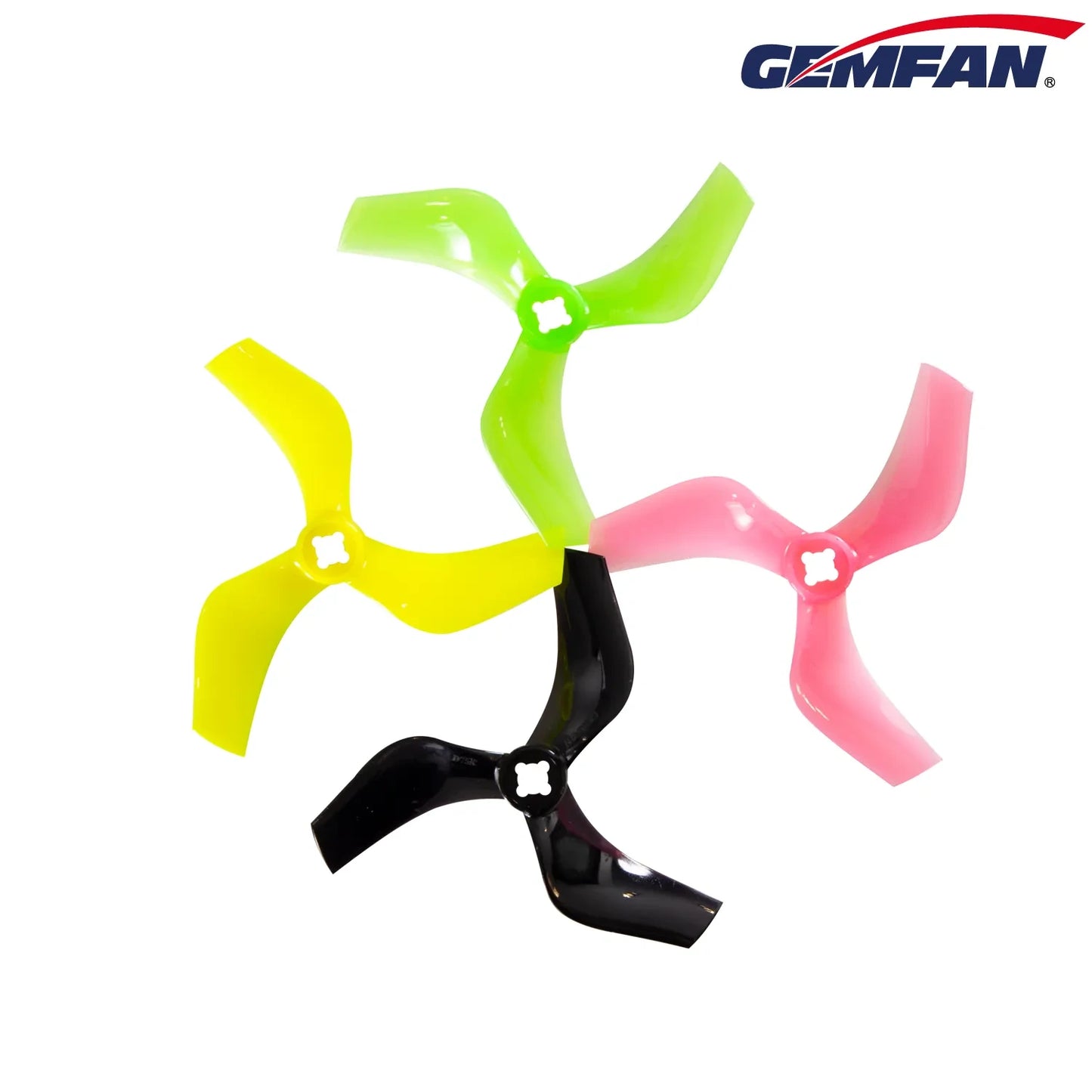 Propellers Gemfan Ducted D75-3 (3Inch) PC 1.5mm&M5 (Adapter) - Black - (2CCW+2CW)