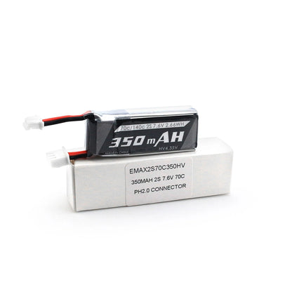 Emax Lipo 2S 7.6V 350mAh 70C PH2.0