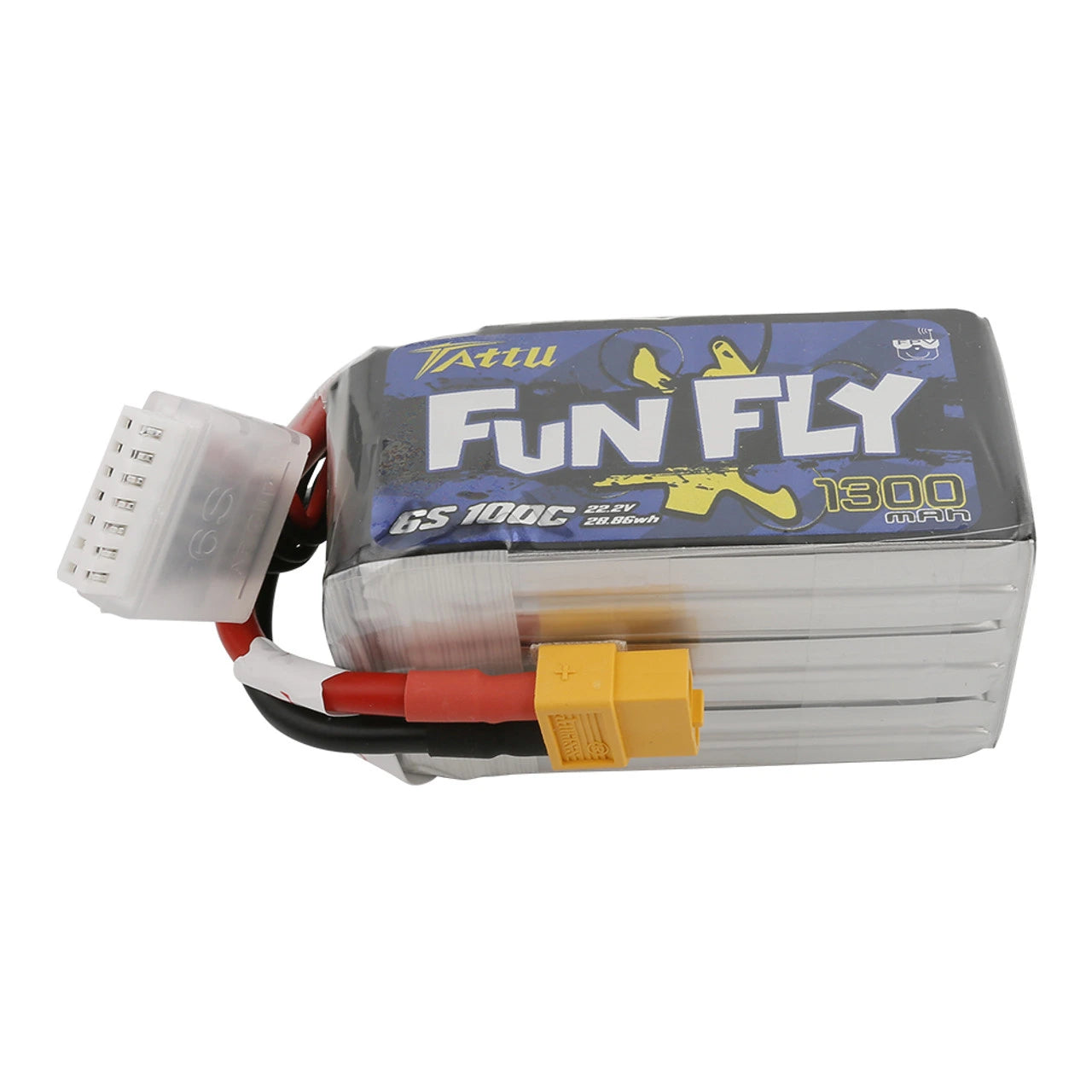 Tattu Funfly Series LiPo 6S 1300mAh 22.2V 100C XT60