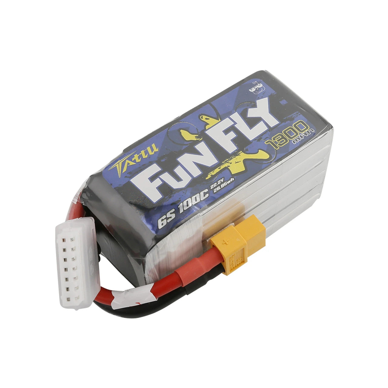 Tattu Funfly Series LiPo 6S 1300mAh 22.2V 100C XT60