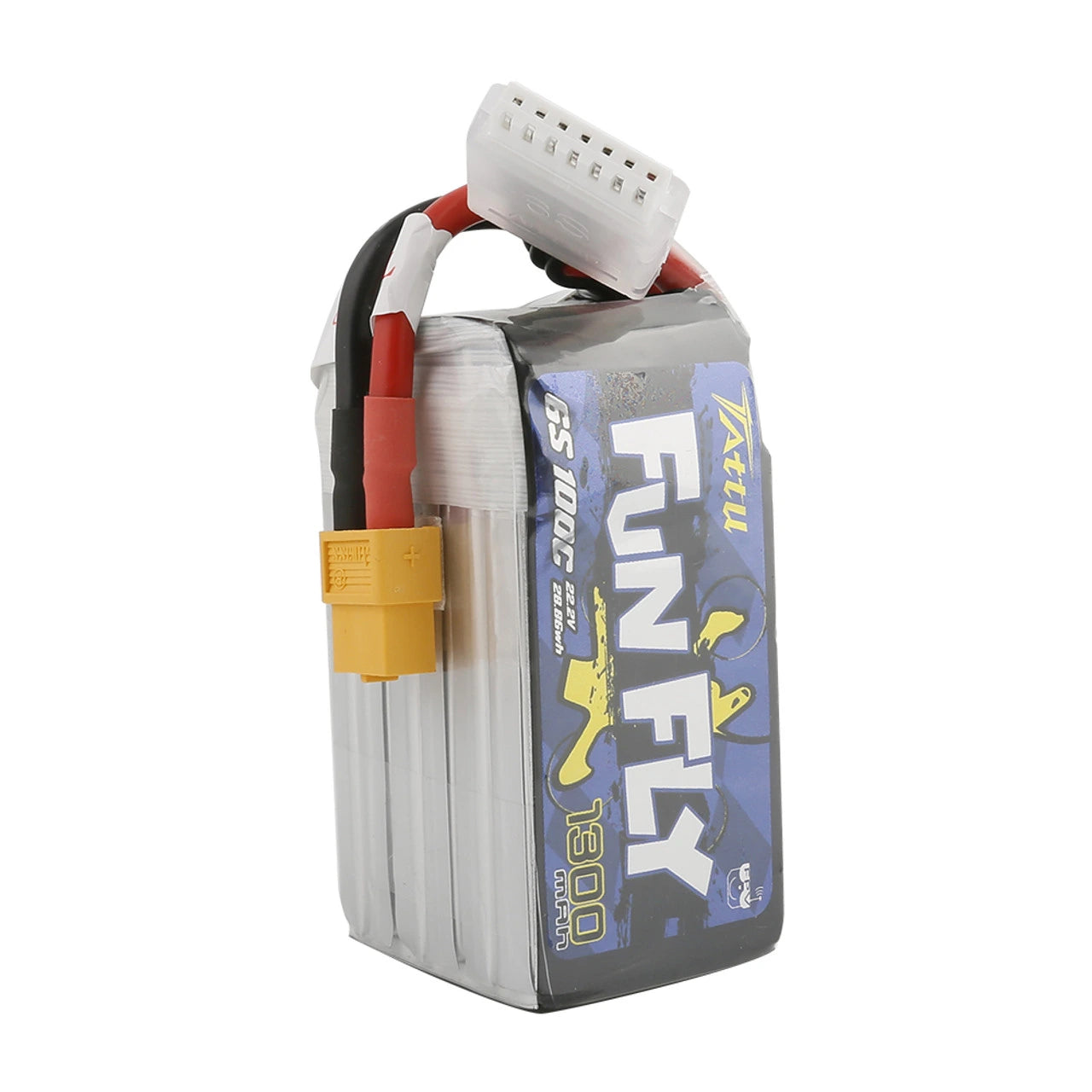 Tattu Funfly Series LiPo 6S 1300mAh 22.2V 100C XT60