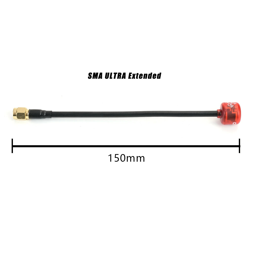 RushFPV Cherry SMA RHCP Transparent Red