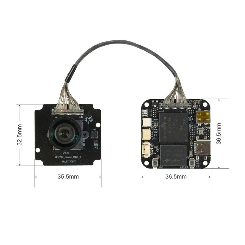 Action Camera Foxeer 4K Ambarella A12 Camera UAV
