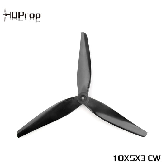 HQProp MacroQuad 10X5X3R 3-blade 10" Black (CW)