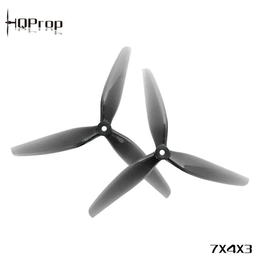 HQProp 7X4X3 3-blade 7" Light Grey (2CW+2CCW)