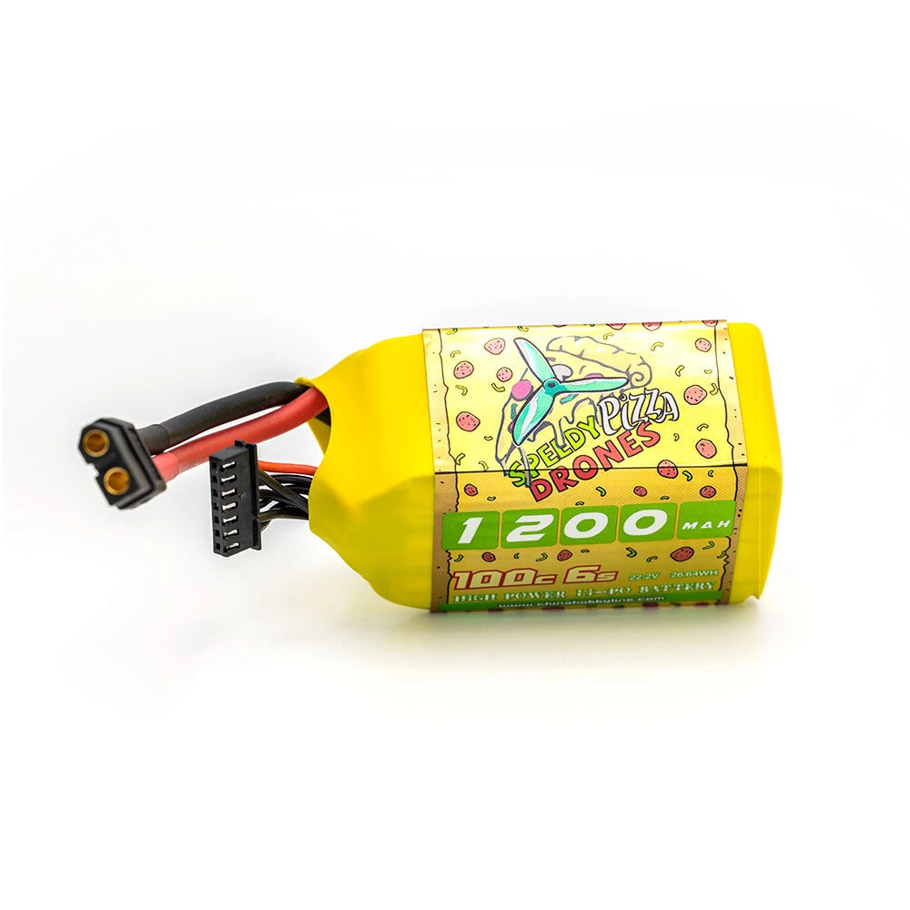 CNHL Pizza Series Lipo 6S 22.2V 1200mAh 100C XT60