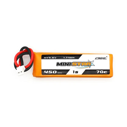 CNHL MiniStar HV Lipo 1S 3.8V 450mAh 70C PH2.0 (4pcs)