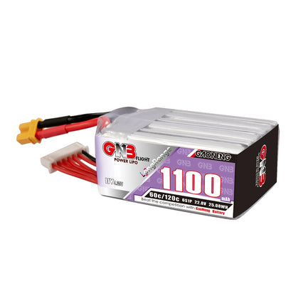 GNB GAONENG LiHV 6S 22.8V 1100mAh 60C XT30