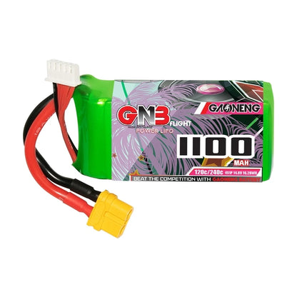 GNB GAONENG LiPo 4S 14.8V 1100mAh 120C XT60