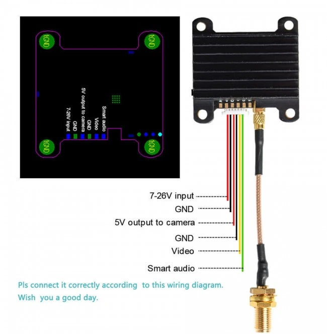 VTX AKK Race Ranger 5.8G 1.6W