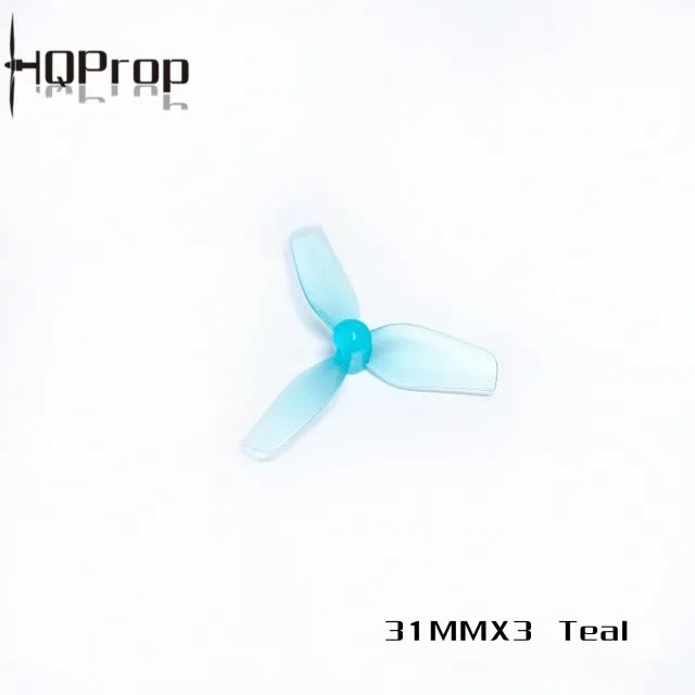 HQProp Ultralight Whoop 31MMX3 3-blade Teal (2CW+2CCW)