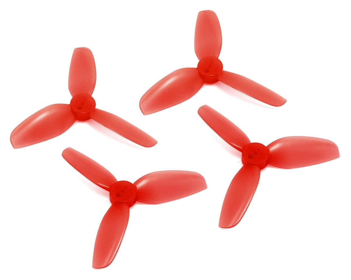 HQProp Durable T2X2.5X3 3-blade 2inch Light Red (2CCW+2CW)
