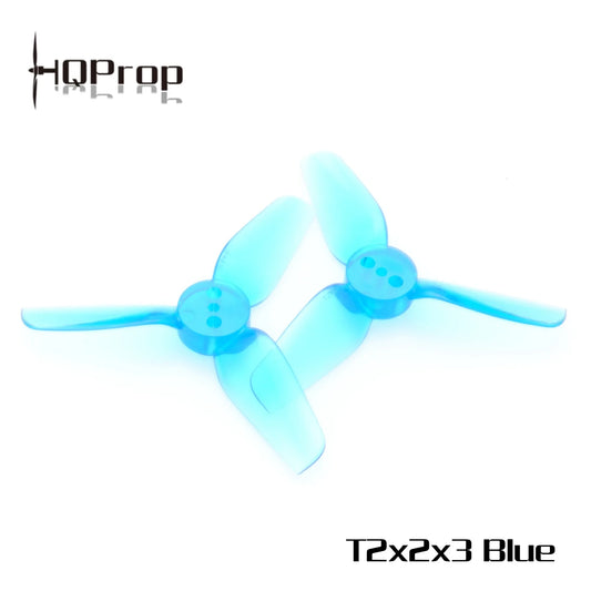 HQProp Durable T2X2X3 3-blade 2" Blue (2CCW+2CW)