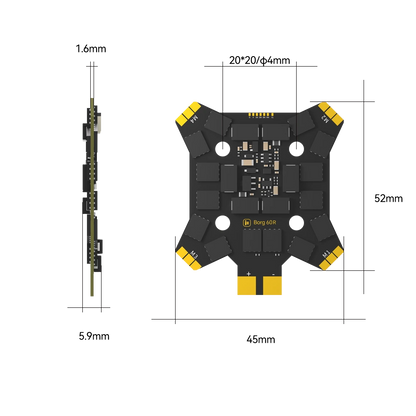 iFlight Borg 5S RX Stack (Borg 60R ESC)