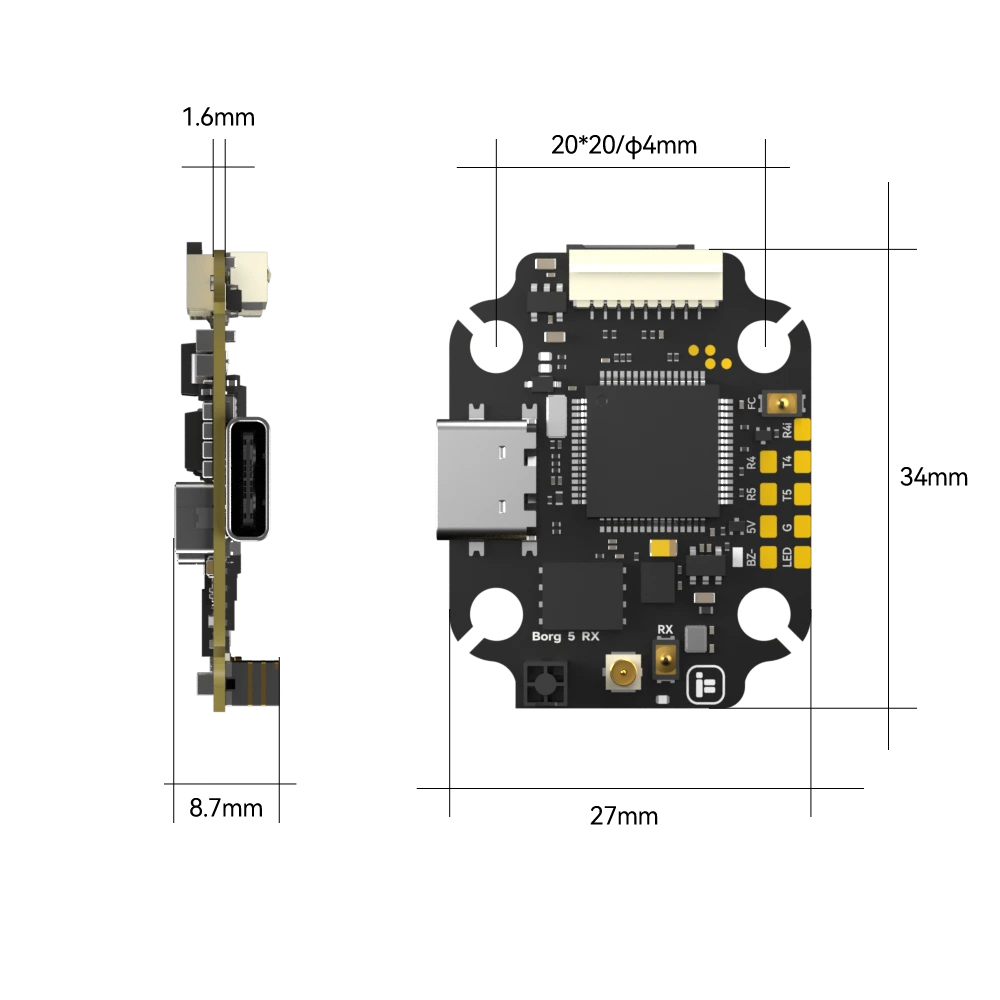 iFlight Borg 5S RX Stack (Borg 60R ESC)