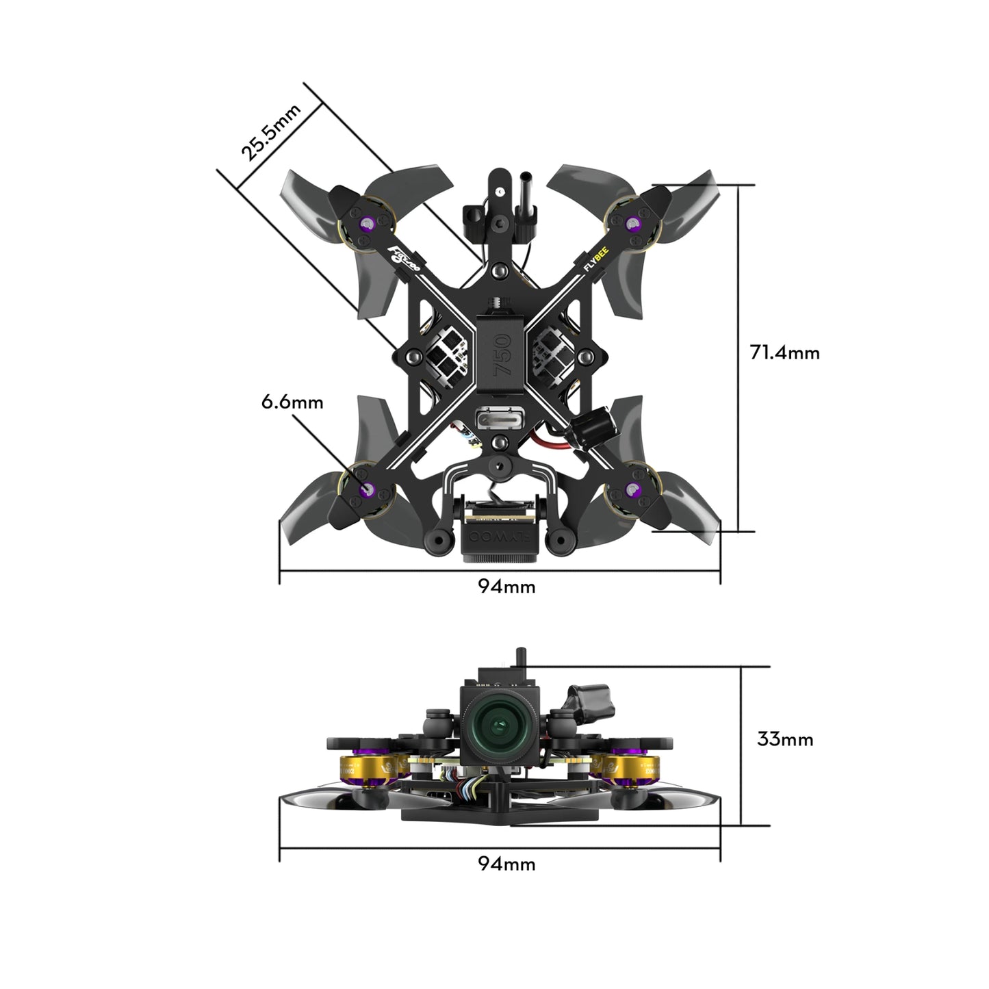 FLYWOO Flybee 16 HD O4 2S ELRS