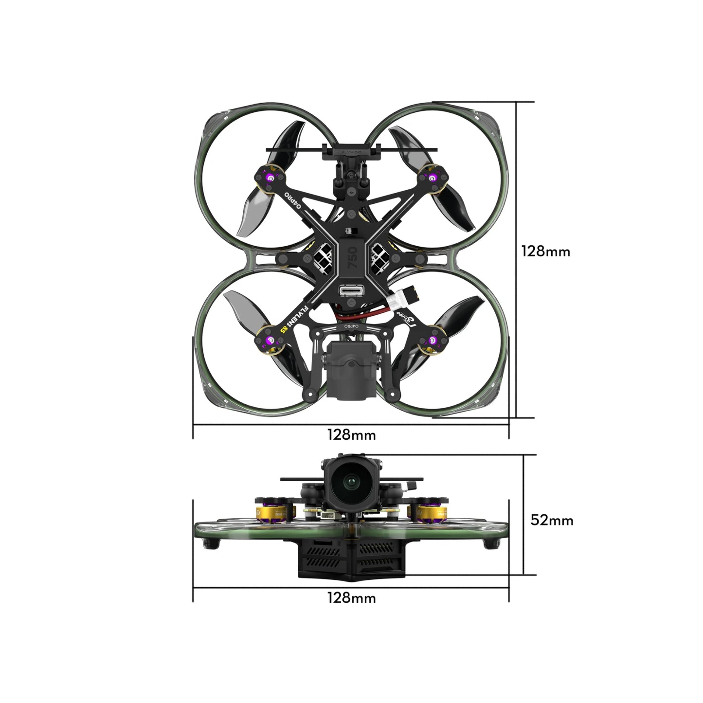 FLYWOO Flylens 85 HD O4 PRO 2S ELRS V1.3