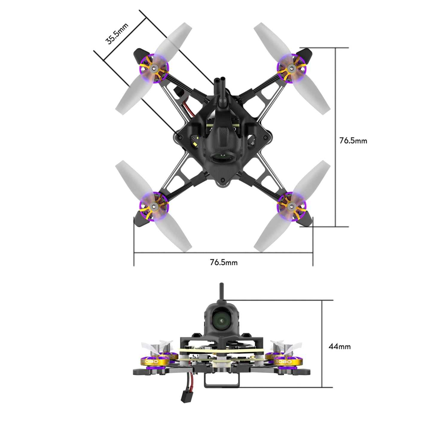 FLYWOO Firefly18 1S Nano Baby V3 Walksnail ELRS