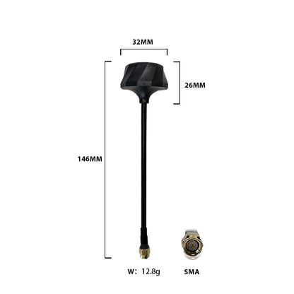 Maple Wireless 4.85-6.3G 2dBi Omnidirectional LHCP SMA-MALE