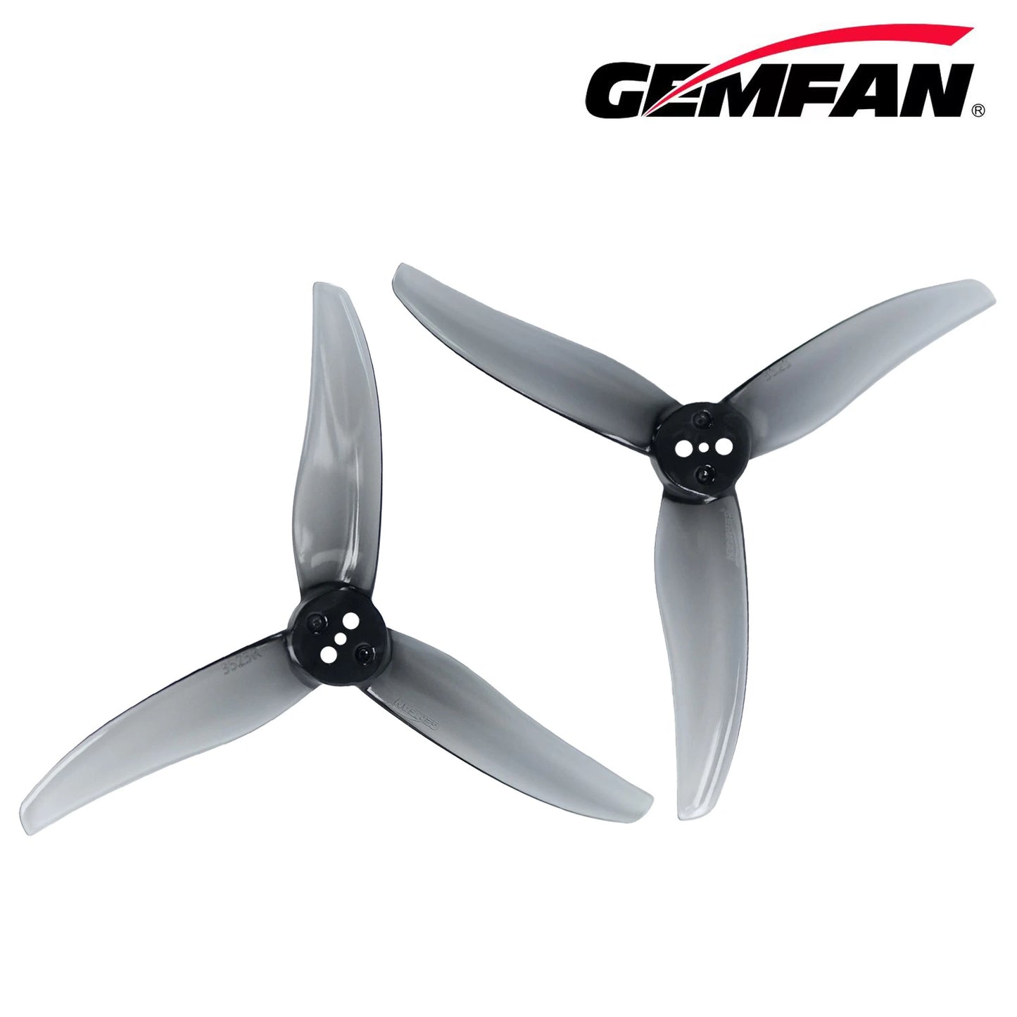 Gemfan Hurricane 3525-3 PC 3.5” Clear Gray (2CW+2CCW)