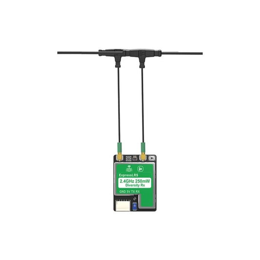 iFlight ELRS True Diversity 2.4GHz Receiver + 2x70mm Antenna