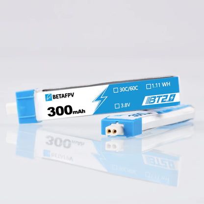 Battery pack with BetaFPV branding on a light gray background