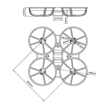 BETAFPV Meteor75 Pro Frame