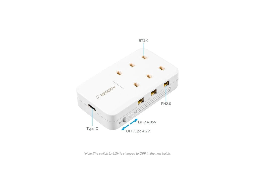 BETAFPV 1S Charger V2 6-port