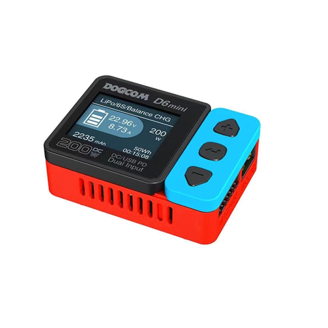 DOGCOM battery charger for 1S-6S FPV batteries top view