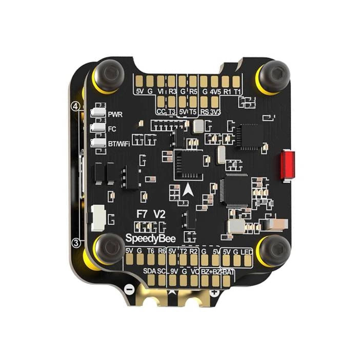 SpeedyBee F7 V2 FC + 45A 3-6S BLHeli_32 4-in-1 ESC Stack