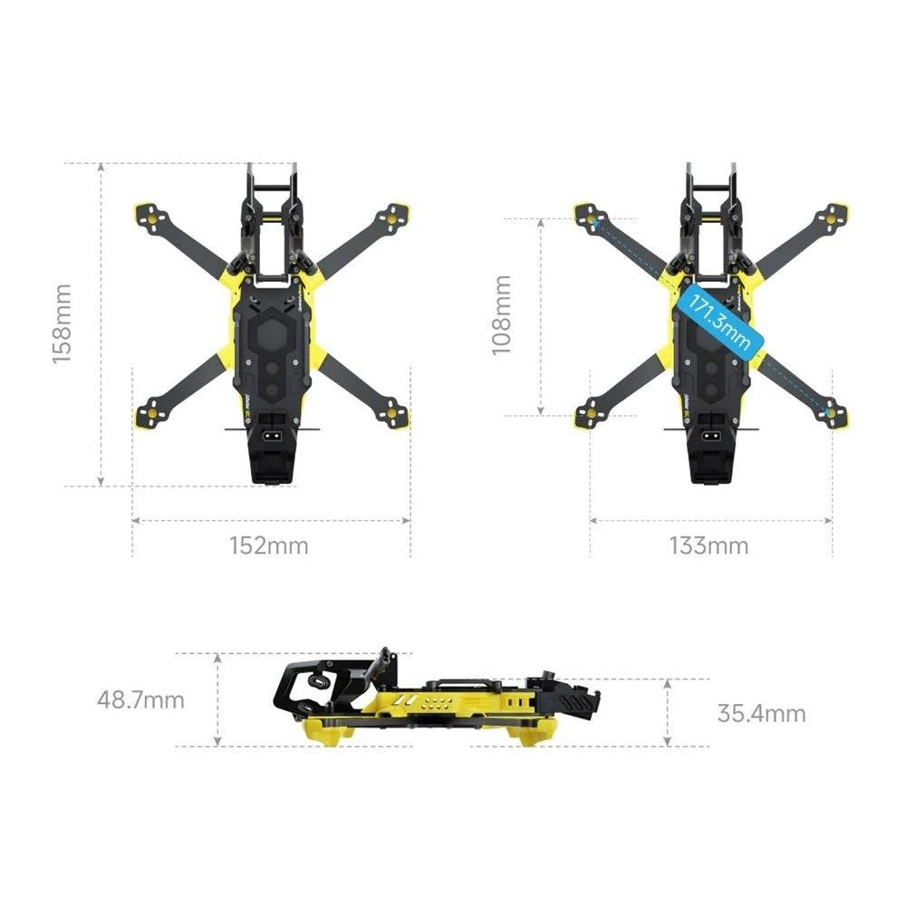 SpeedyBee Master3X Modular Frame 3-3.6 Inch FPV Frame